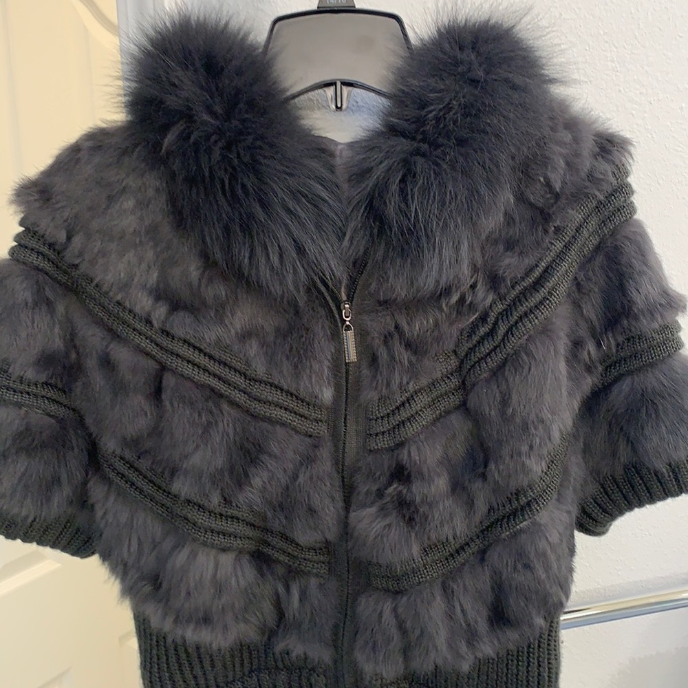 New faux fur super soft sweater- elegant design, super soft and warm-Cute